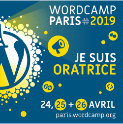 badge oratrice wordcamp paris 2019