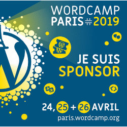 badge sponsor wordcamp paris 2019